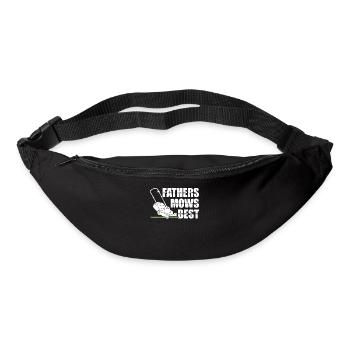 Lustige Rasenpflege Papa T-shirt - Gürteltasche - Schwarz - Vorne