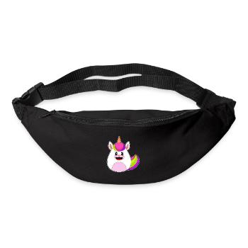 Einhorn Ostern Osterei - Gürteltasche - Schwarz - Vorne