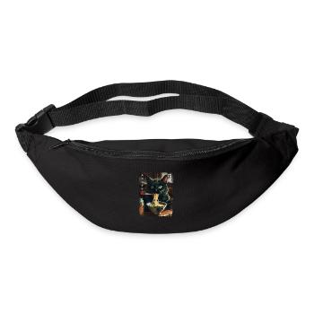Kawaii Cat Ramen Vintage Anime Fan Design - Bum bag - black - Front