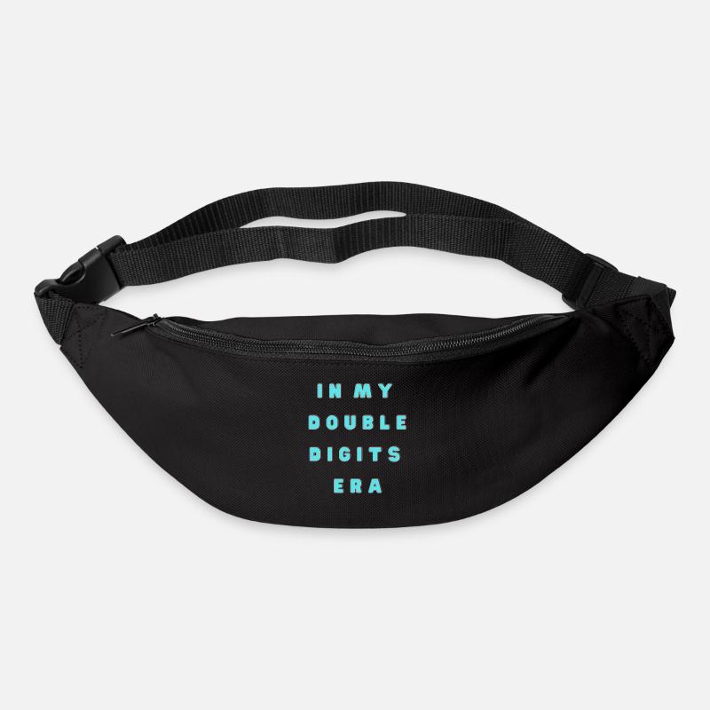 À MON ÉPOQUE À DEUX CHIFFRES - Sac banane - noir