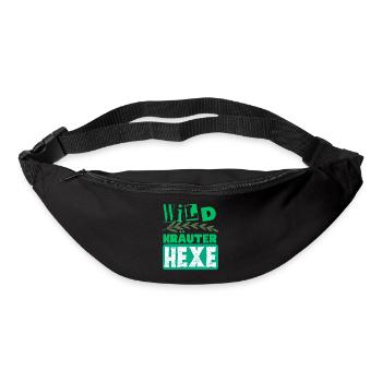 Mama Wildkräuter Hexe Kräuter Design - Gürteltasche - Schwarz - Vorne