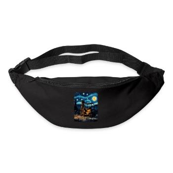 Gabelstaplerfahrer Gabelstaplerfahrer Sternennacht - Gürteltasche - Schwarz - Vorne