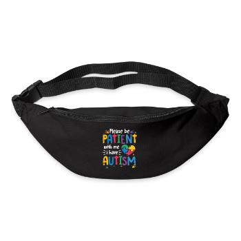 Autism - Bum bag - black - Front