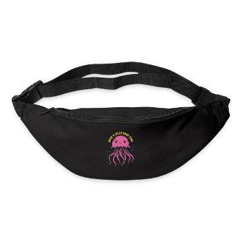 Passe un bon moment en gelée - Méduse avec des tentacules, moi - Sac banane - noir - Devant