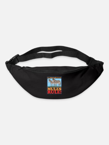 Maultier Maulesel Muli Maultiere Mulis Geschenk - Gürteltasche - Schwarz