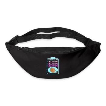 crochet crochet crochet crochet cadeau - Sac banane - noir - Devant