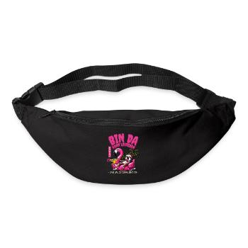 Flamingo 'Bin da kann los' Girls' Night Out Design - Bum bag - black - Front