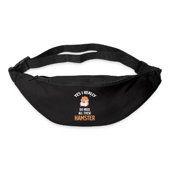 Ouais, j’ai vraiment besoin de tout cela - Sac banane - noir - Devant
