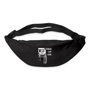 AUTO TERRAIN IS MY HOME - Gürteltasche - Schwarz - Vorne