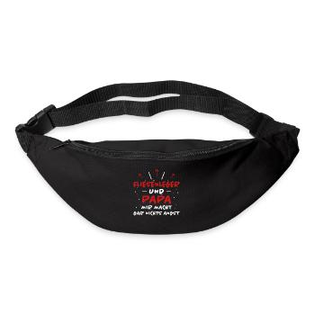 Fliesenleger Spruch Lustiges Fliesenleger Geschenk - Gürteltasche - Schwarz - Vorne