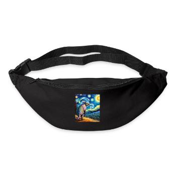 Armadillo Starry Night Painting - Bum bag - black - Front