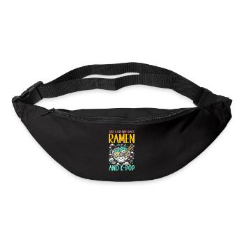 Ramen- Und K-Pop-Waren Kawaii Finger Herz - Gürteltasche - Schwarz - Vorne