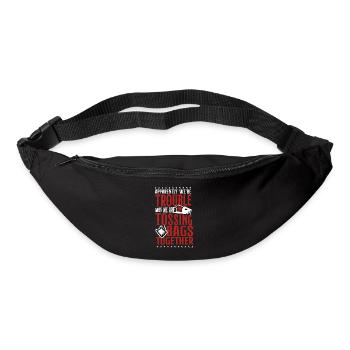 Cornhole Team Bean Bag Player - Gürteltasche - Schwarz - Vorne