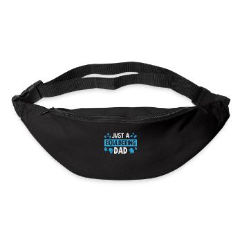 Bouldern Bouldering Vater Just A Bouldering Dad - Gürteltasche - Schwarz - Vorne
