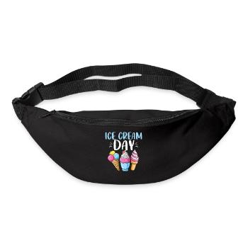 Ice Cream Day Frozen Dessert Sweet Tooth Ice - Bum bag - black - Front