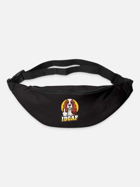 Cocker Spaniel Idgaf - Gürteltasche - Schwarz