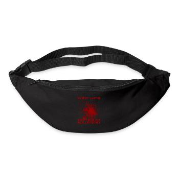 Tu es drôle, je te tuerai en dernier - Sac banane - noir - Devant