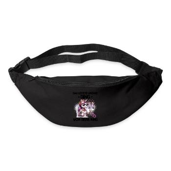 JGA Braut Junggesellinnenabschied Poltern Frauen - Gürteltasche - Schwarz - Vorne