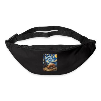 Isopods Starry Night Painting - Bum bag - black - Front