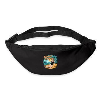 Retro Summer Loving Beach Vibes für einen - Gürteltasche - Schwarz - Vorne