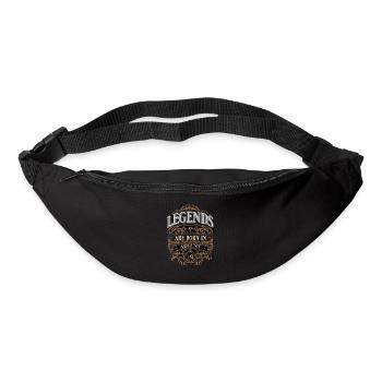 1974 Août Né Anniversaire Année de naissance - Sac banane - noir - Devant