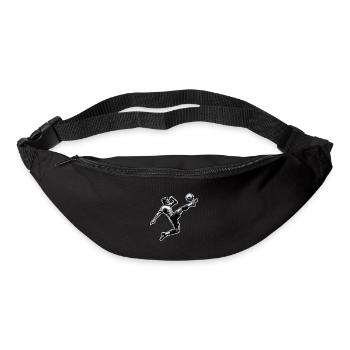 Football - Sac banane - noir - Devant