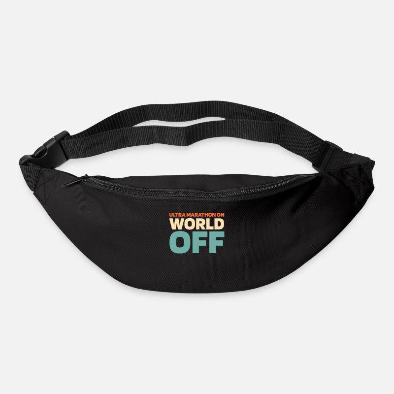 Ultramarathon Ultra Marathon On World Off - Gürteltasche - Schwarz