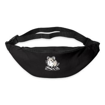 Design américain Pika Lover pour Pika - Sac banane - noir - Devant