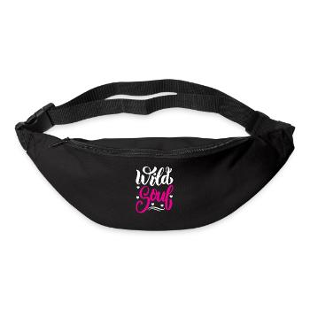 Embrace your untamed spirit with our - Bum bag - black - Front