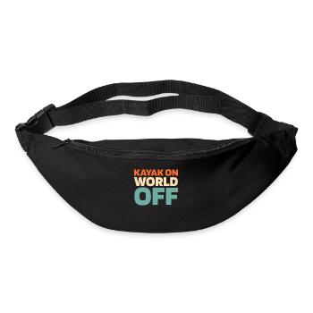 Kayakiste Kayak On World Off - Sac banane - noir - Devant
