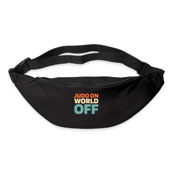 Judoka Judo On World Off - Bum bag - black - Front