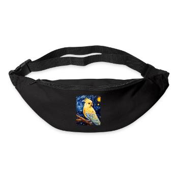 Cockatiel Cockatoo Parrot Bird Starry Night G - Bum bag - black - Front
