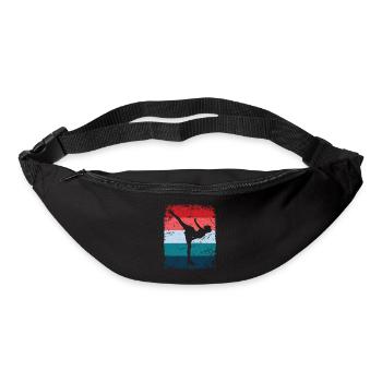 Patinage artistique Patinage artistique Patinage sur glace - Sac banane - noir - Devant
