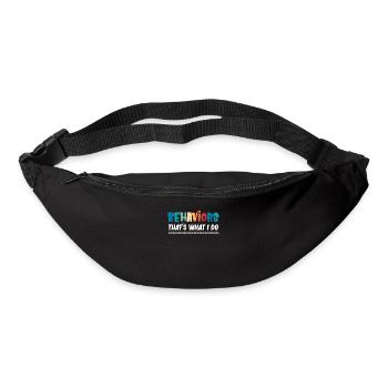 T Shirt for Beware Behaviors I Do, - Bum bag - black - Front