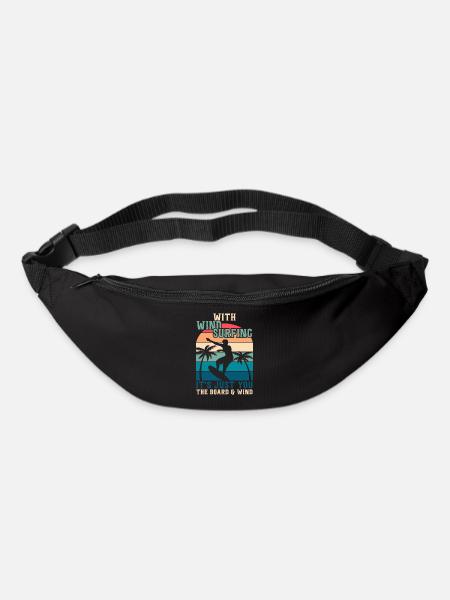 En planche à voile, il n’y a que vous, la planche et le vent - Sac banane - noir