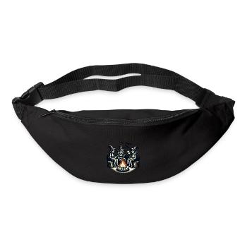 Camping Campfire Vintage Witches Design Retro - Bum bag - black - Front
