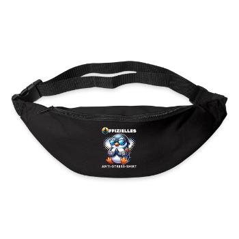 Méditation & Yoga Officiel Anti Stress - Sac banane - noir - Devant