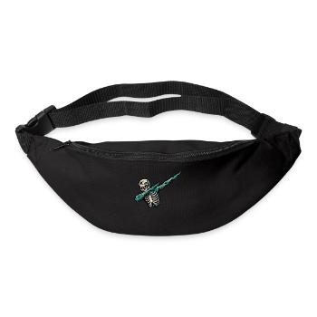 Dabbing Zombie Funny Dabbing Design - Bum bag - black - Front