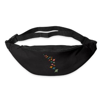 Manta Ray Endangered Animals Ocean Scuba Diving - Bum bag - black - Front