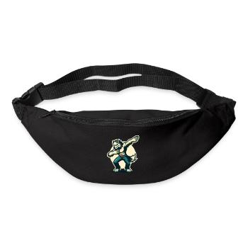 Dabbing Werewolf Funny Dabbing Design - Bum bag - black - Front