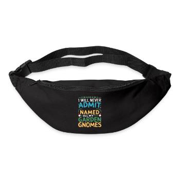 Garden Gnomes Gnome Lover Funny Gnome Gardening - Bum bag - black - Front