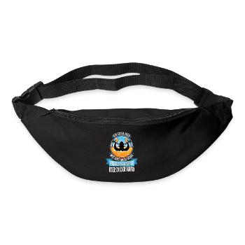 I stand here as God created me. Only thicker - Bum bag - black - Front