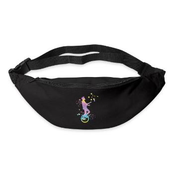 Unicyclist unicycle unicycle - Bum bag - black - Front