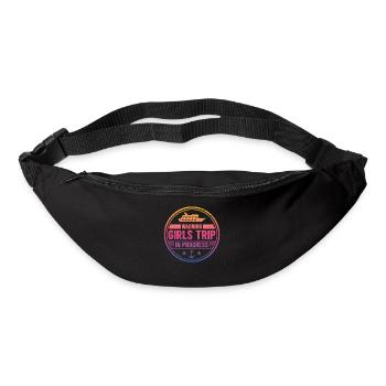 Attention Girls Trip en cours - Sac banane - noir - Devant