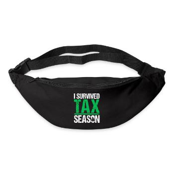 I Survived Tax Season Funny Accounting CPA - Bum bag - black - Front