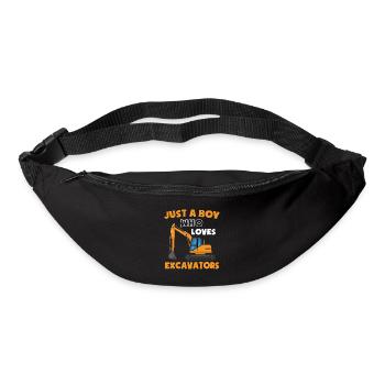 Excavator Operator Construction Worker Excavator Operator Excavator - Bum bag - black - Front