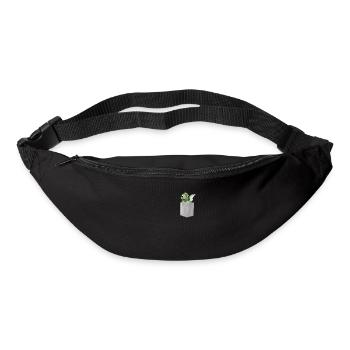 Turtle In Your Pocket - Funny Peeking Tortoise - Bum bag - black - Front