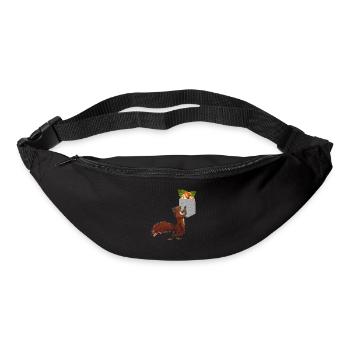 L’écureuil cherche des noix dans votre fausse poche - Sac banane - noir - Devant
