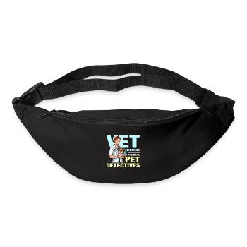 Vet Medicine The Real Pet Detectives Animal Lover - Gürteltasche - Schwarz - Vorne