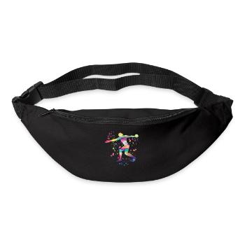 Lanceur de disque Lancer de disque Colorsplash - Sac banane - noir - Devant